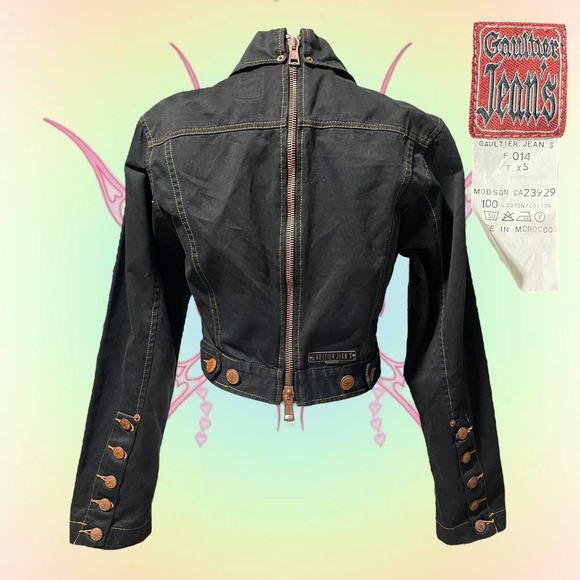 Rare 90s jean paul gaultier denim jacket - Picture 1 of 7